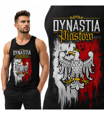 tank-top  patriotyczny DYNASTIA PIASTÓW